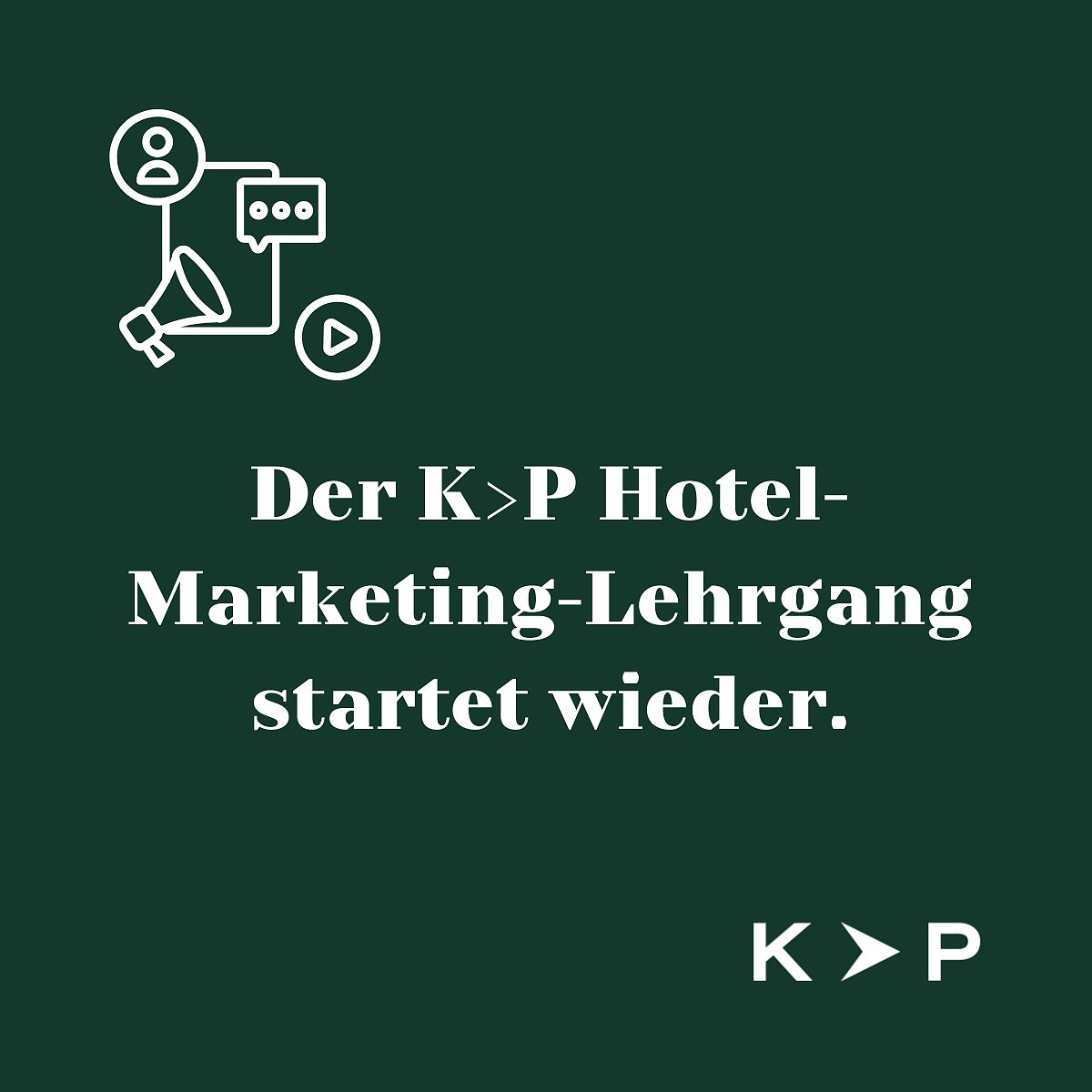 Der KP Hotel-Marketing-Lehrgang 2026