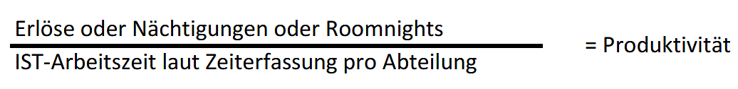 Produktivitätsformel